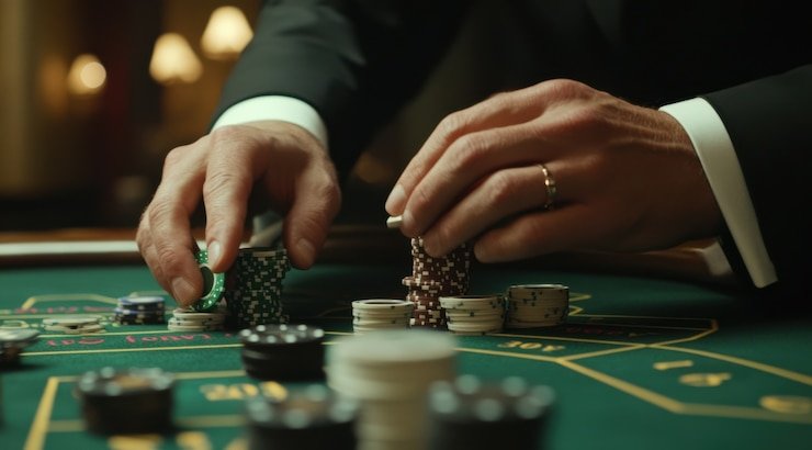 Layar statistik permainan No Commission Baccarat menampilkan riwayat hasil terbaru